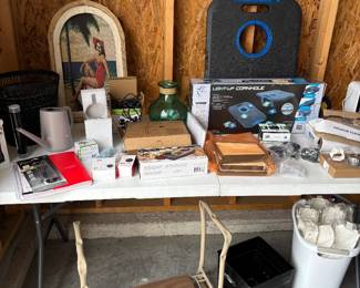 Garage Items including Brand New Corn Hole Set!