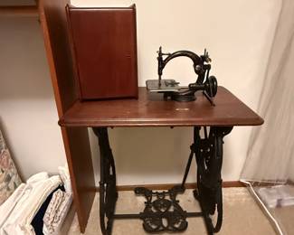 Antique and rare Wilcox & Gibbs sewing machine