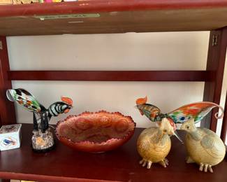 Frances Senska studio pottery quail