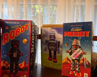 vintage 90's tin toys NIB