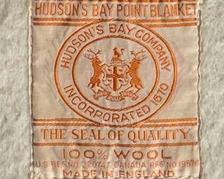 Hudson’s Bay Company Multistripe Wool Point Blanket