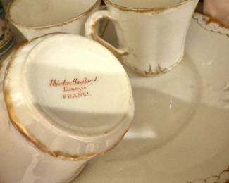 Théodore Haviland Limoges Porcelain Cups & Saucers