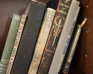 Assorted older hardcover books