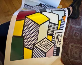 Roy Lichtenstein CARE World Hunger Crusade 1993 Poster