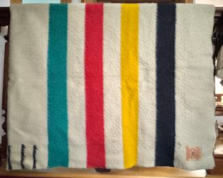 Hudson’s Bay Company Multistripe Wool Point Blanket