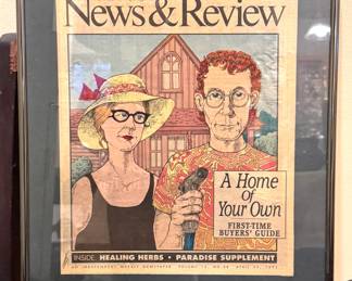 Chicago News & Review “A Home of Your Own” April 23, 1992 Framed Newspaper Cover Art