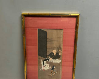 Lot 24: Japanese Woodblock of Musicians