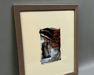 Lot 13: Abstract Acrylic Painting on Paper