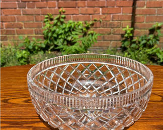 Lot 20: Waterford Killeen Diamond Crystal Bowl