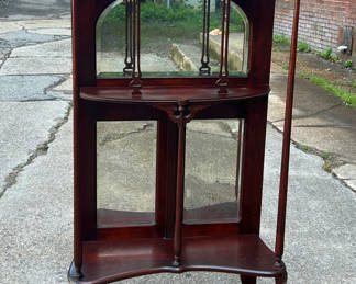 Lot 18: Victorian Carved Mahogany Etagere