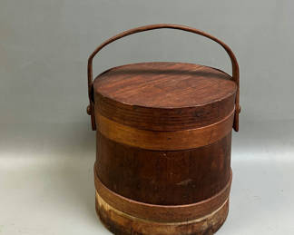 Lot 32: Antique Furkin Bucket