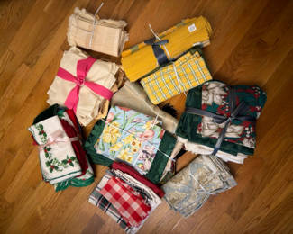 Lot 119: Cloth Placemat And Napkin Lot