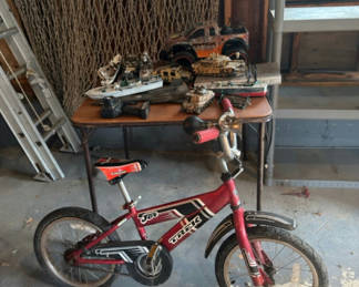 Lot 139: Models And Bicycle