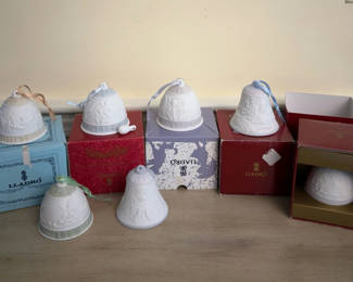 Lot 145: Lladro Christmas Bells - Lot Of 7
