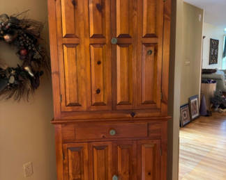 Lot 130: Corner Television Cabinet
