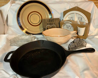 Lot 56: Emeril Cast Iron Pan and more!