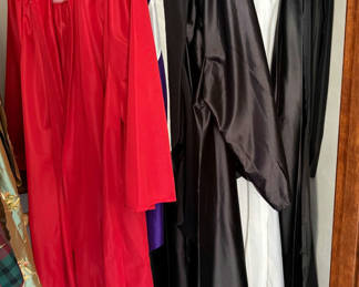 Lot 72: 3 Vintage Graduation Gowns