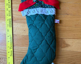 Lot 29: Annalee Christmas Stocking with Mouse 1992