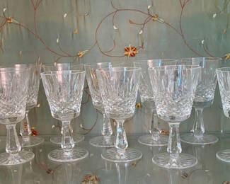 Lot 16: 12 Waterford Crystal Goblets/Glasses