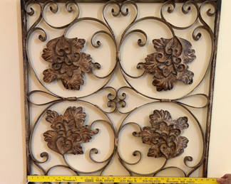 Lot 33: Vintage Metal Wall Art