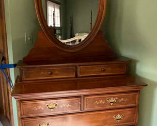 Lot 78: Dresser with mirror