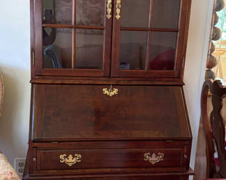 Lot 45: Cherrywood Finish Secretary’s Desk