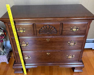 Lot 50: 3 Drawer Cherrywood Style Chest of Drawers