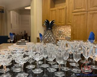BACCARAT Malmaison Crafted Crystal Wine Glasses