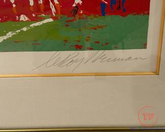 LEROY NEIMAN "Black Shirts" Signed Limited Edition Serigraph