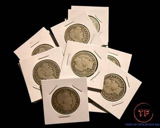 Silver BARBER Half Dollars