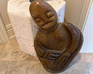 Figural Inuit Stone Carving