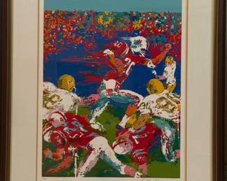LEROY NEIMAN "Breakaway" Signed Limited Edition Serigraph