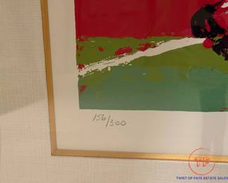 LEROY NEIMAN "Black Shirts" Signed Limited Edition Serigraph
