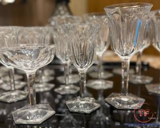 BACCARAT Malmaison Crafted Crystal Wine Glasses