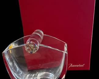 BACCARAT "Oceanie" Crystal Vase by Thomas Bastide