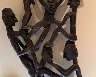 Hand Carved Makonde Ujamaa "Tree of Life" Wood Sculpture
