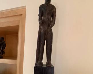Hand Carved Ironwood Figural Sculpture