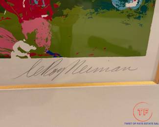 LEROY NEIMAN "Breakaway" Signed Limited Edition Serigraph