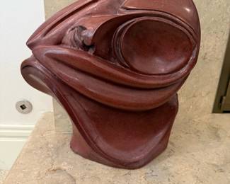 Stone Brutalist Sculpture