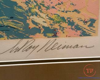 LEROY NEIMAN "Downhill Skier" Signed ARTIST PROOF Serigraph