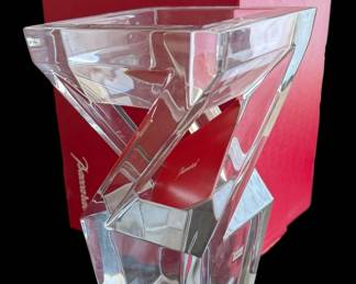 BACCARAT "Architecture" Crystal Vase