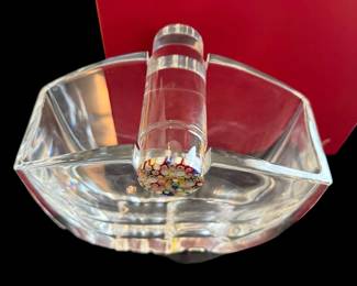 BACCARAT "Oceanie" Crystal Vase by Thomas Bastide