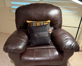 Oversized Leather Armchair