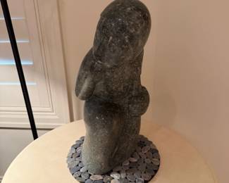 Inuit Soapstone Figural Carving