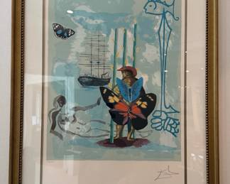 Signed Limited Edition "Dream of Freedom" by SALVADOR DALI (1978)