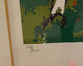 LEROY NEIMAN "National Champions" Signed Limited Edition Serigraph