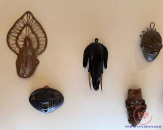 Carved African Masks