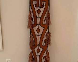 Hand Carved Asmat Wood Shield