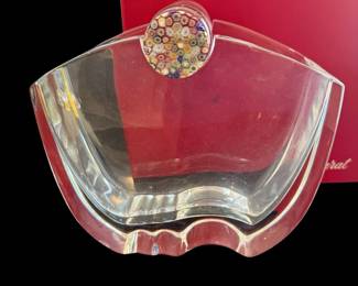 BACCARAT "Oceanie" Crystal Vase by Thomas Bastide