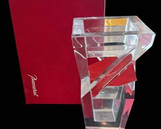 BACCARAT "Architecture" Crystal Vase